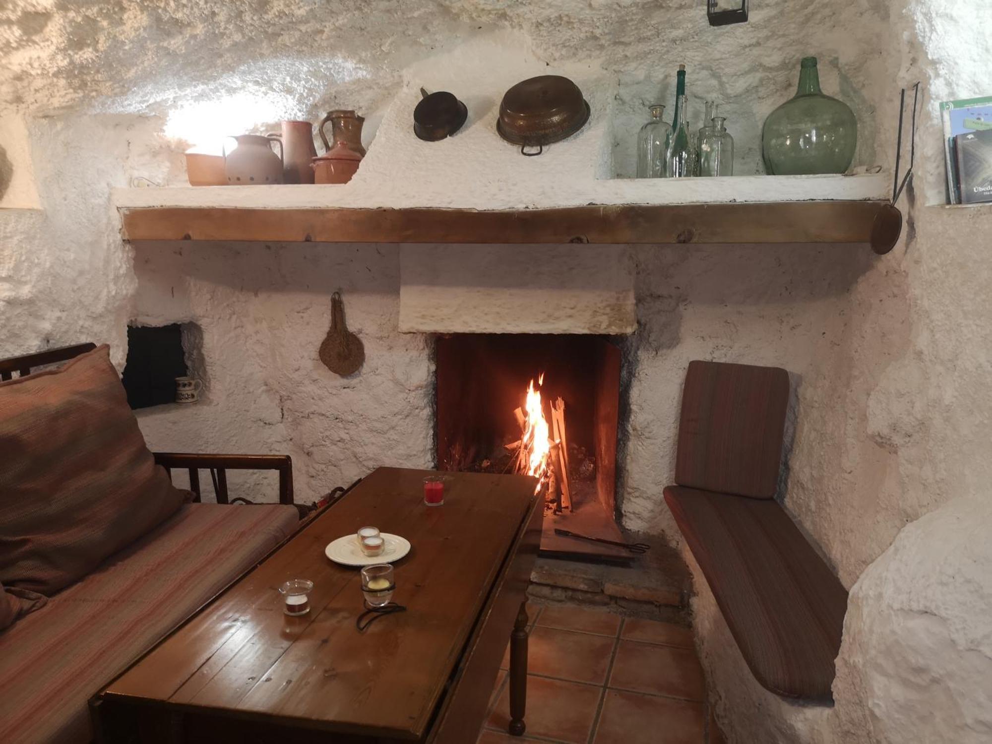 Cueva El Parral Pensionat Pegalajar Exteriör bild